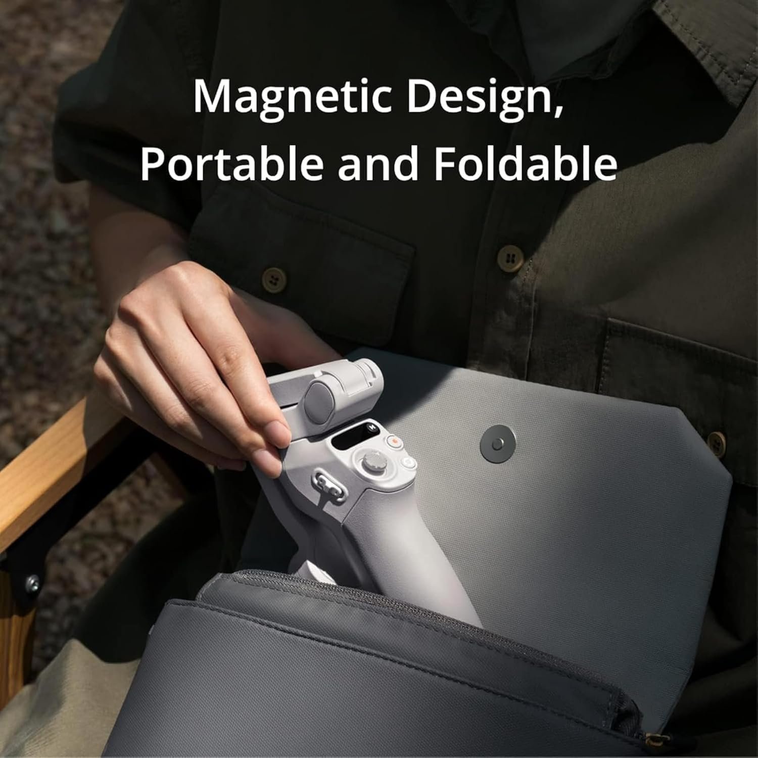 DJI Osmo Mobile SE smartphone gimbal magnatic view