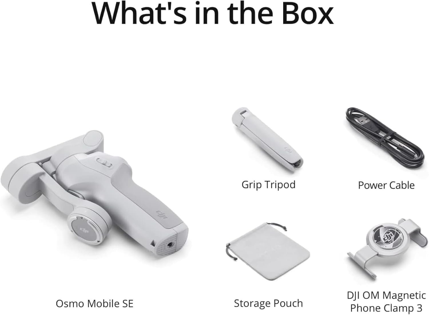 DJI Osmo Mobile SE smartphone gimbal package view
