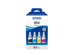 Epson 664 EcoTank 4-Colour Multipack packaging front view