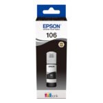 Epson 106 EcoTank Photo Black Ink Bottle front view