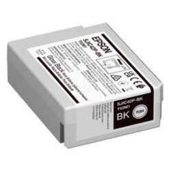 Epson ColorWorks C4000e Black Ink Cartridge front view