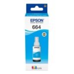 Epson T6641 Cyan Ink Bottle 70ml front view