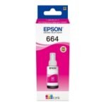 Epson T6641 Magenta Ink Bottle 70ml front view