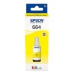 Epson T6641 Yellow Ink Bottle 70ml front view
