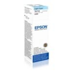 Epson T6735 Light Cyan Ink Bottle 70ml front view