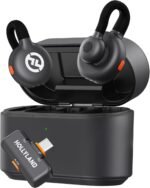 Hollyland LARK M2S dual wireless microphone system front view