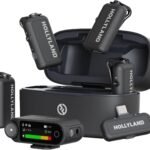 Hollyland LARK Max 4-person wireless microphone system front view