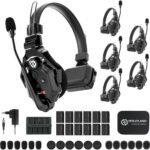 Hollyland Solidcom C1-6S full-duplex wireless intercom headset kit all view