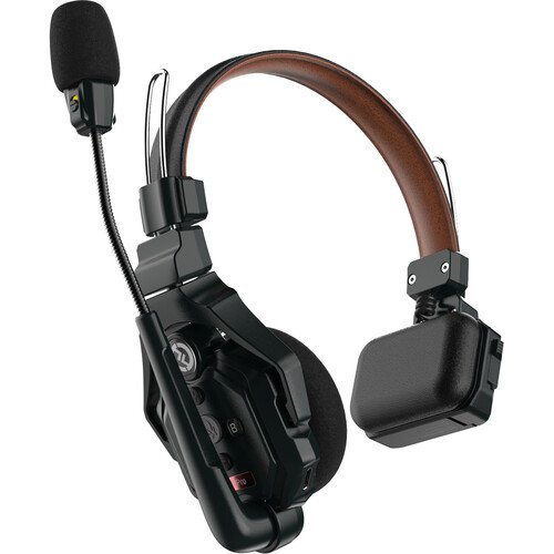 Hollyland Solidcom C1 Pro-8S wireless intercom system with 8 headsets side left view