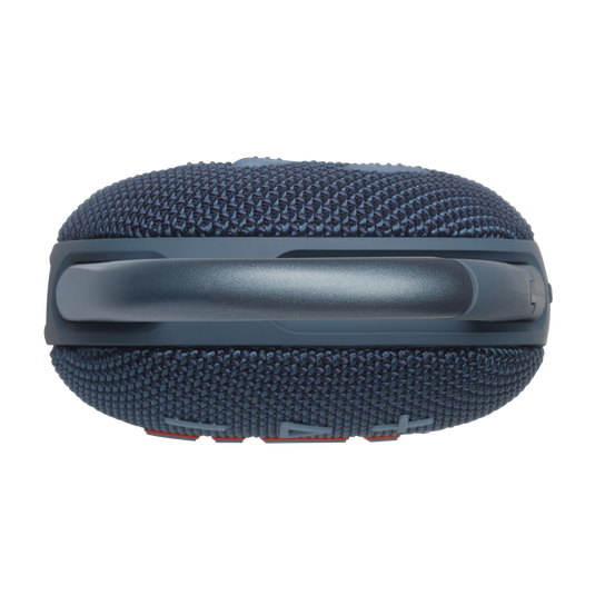 JBL Clip 5 Blue portable Bluetooth speaker top view