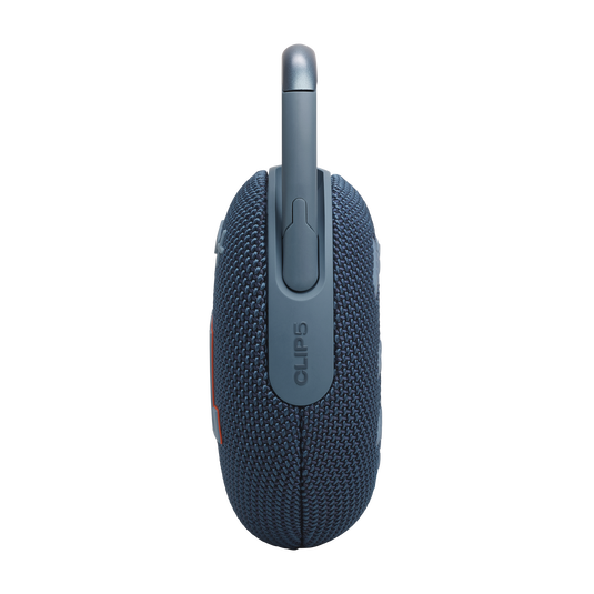 JBL Clip 5 Blue portable Bluetooth speaker right view