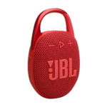 JBL Clip 5 Red portable Bluetooth speaker side l view