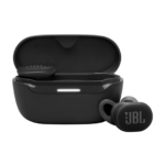 JBL Endurance Race 2 Black earbuds front view