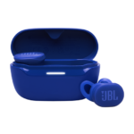 JBL Endurance Race 2 Blue earbuds front view