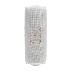 JBL Flip 7 White portable Bluetooth speaker front view