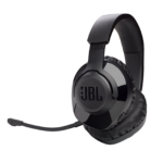 JBL Q350W Black wired over-ear gaming headset side view