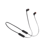 JBL Tune 125BT Black wireless in-ear headphones front view