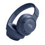 JBL Tune 720BT Blue wireless headphones side view