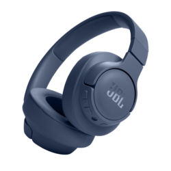 JBL Tune 720BT Blue wireless headphones side view