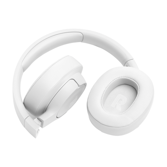 JBL Tune 770NC White wireless headphones back full view
