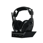 Logitech G Astro A50 X Wireless Gaming Headset black side view