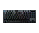 Logitech G915 X LIGHTSPEED TKL Wireless Gaming Keyboard black front view