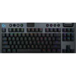 Logitech G915 X LIGHTSPEED TKL Wireless Gaming Keyboard black front view