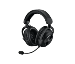 Logitech G PRO X 2 LIGHTSPEED Wireless Gaming Headset black front view