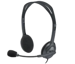 Logitech H111 Stereo Headset front view