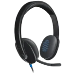 Logitech H540 USB Stereo Headset front view