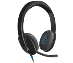 Logitech H540 USB Stereo Headset front view