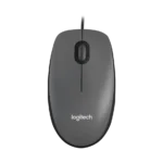 Logitech M100 Wired Optical USB Mouse top view