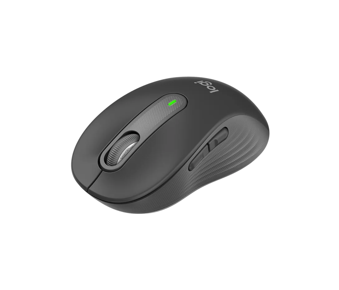Logitech M650 L Wireless Mouse left-handed ergonomic design front view