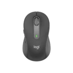 Logitech M650 L Wireless Mouse left-handed ergonomic design top view