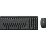 Logitech MK250 Compact Bluetooth Wireless Combo keyboard and mouse top view