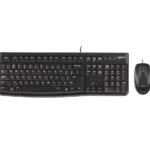Logitech MK120 Wired Keyboard and Mouse Combo top view