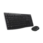 Logitech MK270 Wireless Keyboard and Mouse Combo side view