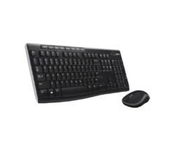 Logitech MK270 Wireless Keyboard and Mouse Combo side view