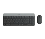 Logitech MK470 Slim Wireless Combo keyboard and mouse top view