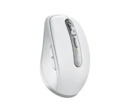 Logitech MX Anywhere 3S Compact Wireless Mouse pale grey up view