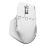 Logitech MX Master 3S for Mac Wireless Performance Mouse pale grey top view