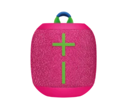 Logitech Wonderboom 3 Bluetooth Speaker Active Pink front view