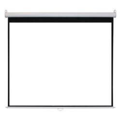 Manual projector screen wall mount 240x240 front view