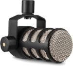 RØDE PodMic dynamic broadcast microphone front view