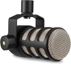 RØDE PodMic dynamic broadcast microphone front view